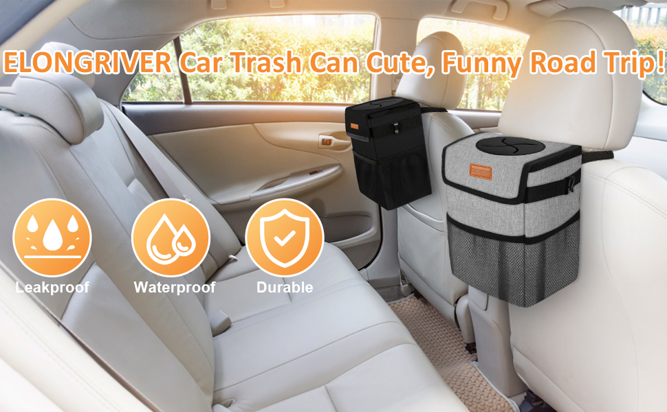 trash can for car