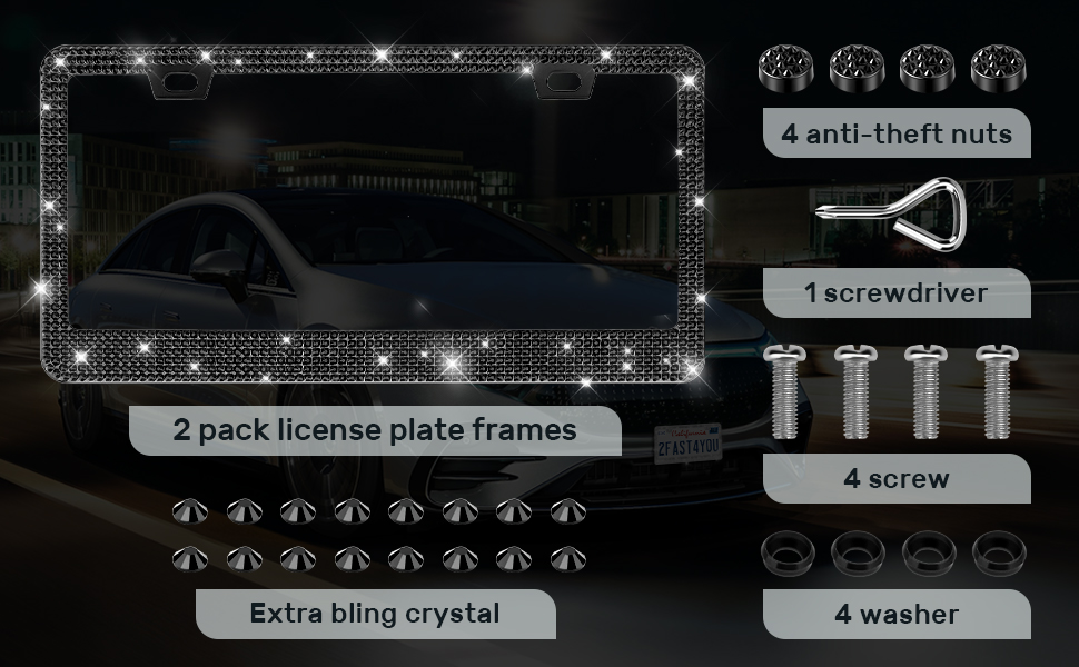  license plate frames 