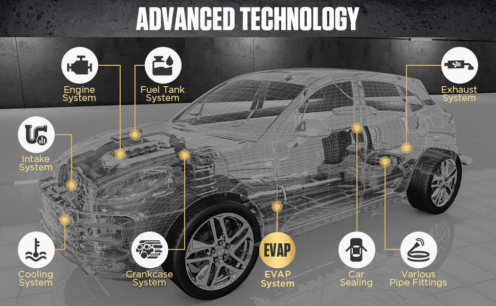 automotive evap smoke machine leak detector