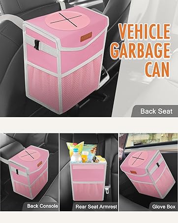 Car trash can for women men