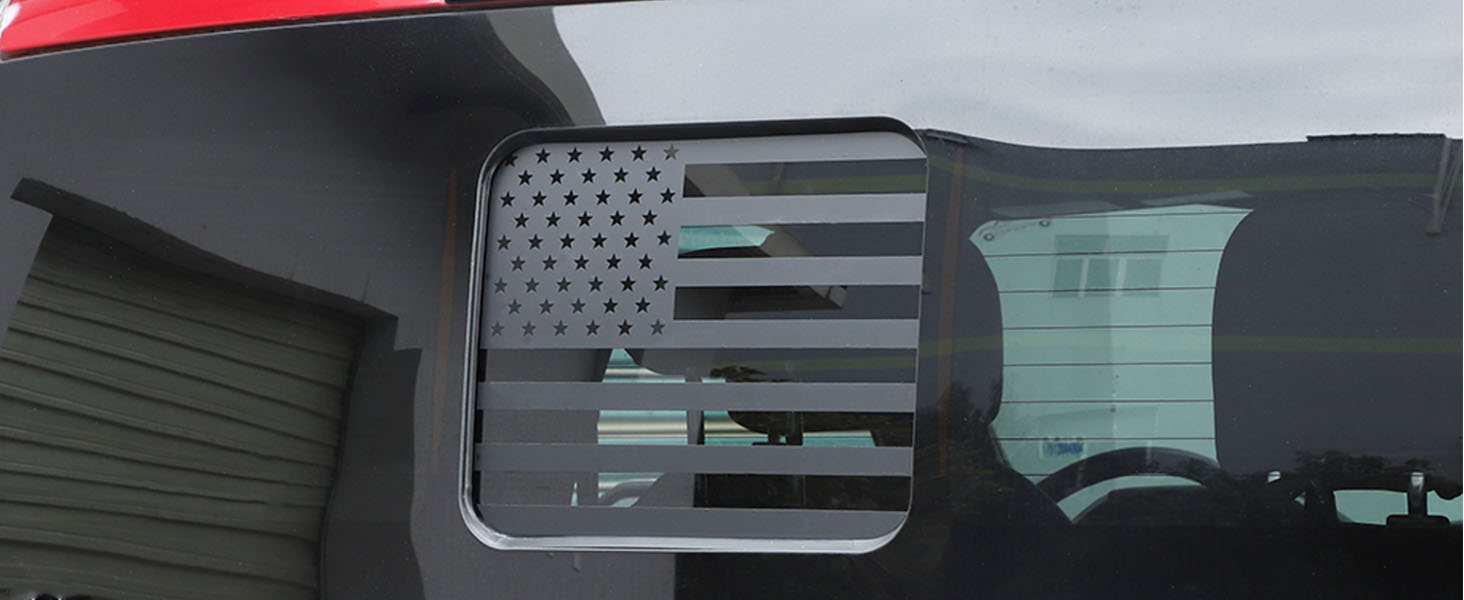 2015-2024 f-150 rear window american flag decal